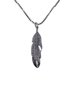 DeLL Arte Silver Pendant Necklace Men